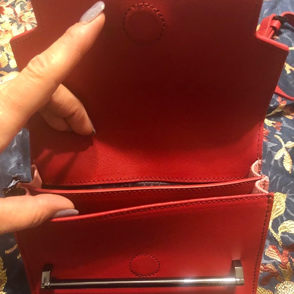 Botkier Lennox Mini Bag Crossbody Bag Pepper Red - Picture 4 of 8